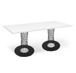 Кухонный обеденный стол SHT-TU3-1 (2 шт.)/ТT 120/80 (черный муар/белый шагрень) в Перми - предосмотр