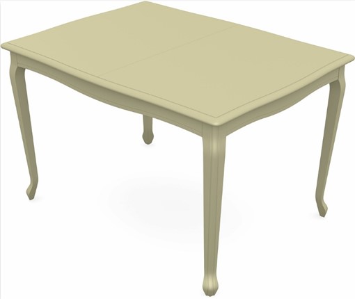 Кухонный раздвижной стол Кабриоль 1200х800, тон 10 (Морилка/Эмаль) в Перми - изображение
