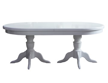 Деревянный стол на кухню 3,0(3,5)х1,1 на двух тумбах, (стандартная покраска) в Перми