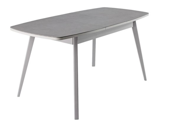 Кухонный раздвижной стол Артктур, Керамика, grigio серый, 51 диагональные массив серый в Березниках - изображение