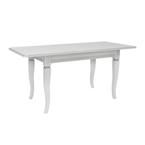 Кухонный раскладной стол Leset Дакота 1Р (Белый 9003 с серебрянной патиной) в Перми - предосмотр 1