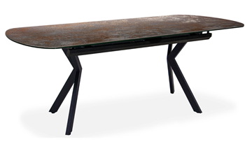 Кухонный стол раскладной Шамони 2CX 160х90 (Oxide Nero/Графит) в Кунгуре - предосмотр 1