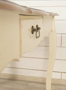 Стол кухонный Leontina с ящиком (ST9337M) Бежевый в Перми - предосмотр 3