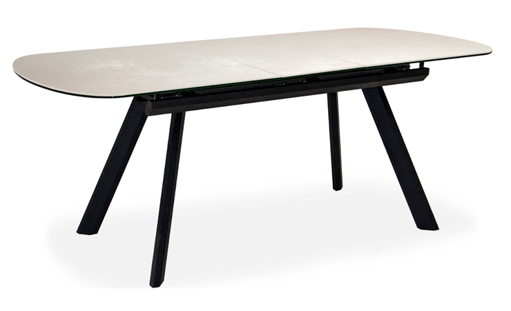 Кухонный раскладной стол Шамони 2CQ 160х90 (Oxide Avorio/Графит) в Кунгуре - изображение 1