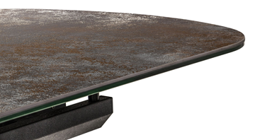Кухонный стол раскладной Шамони 2CX 160х90 (Oxide Nero/Графит) в Кунгуре - предосмотр 2