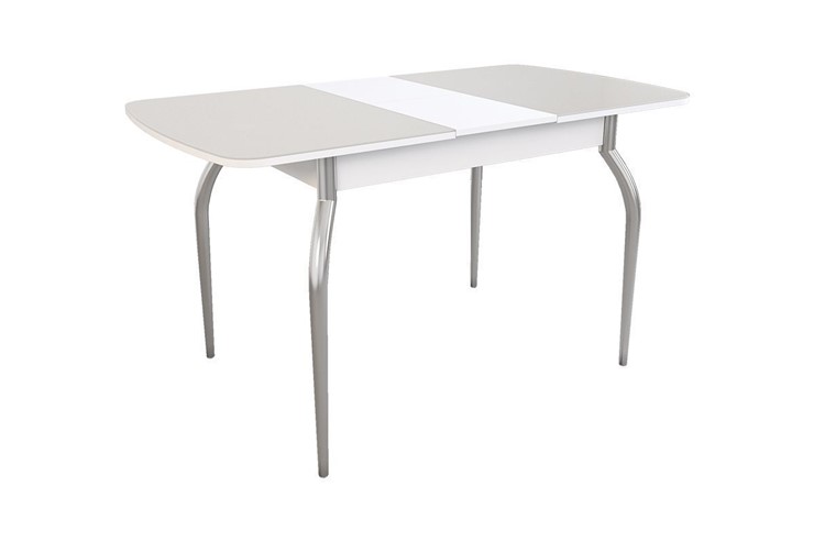 Кухонный раскладной стол Танго, белый/белый в Перми - изображение 1
