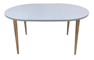 Обеденный круглый раздвижной стол Серый камень 90*90 см ЛДСП в Перми - предосмотр 9