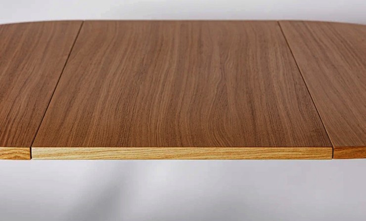Кухонный стол круглый Шпон Дуба д. 90 см МДФ в Перми - изображение 14