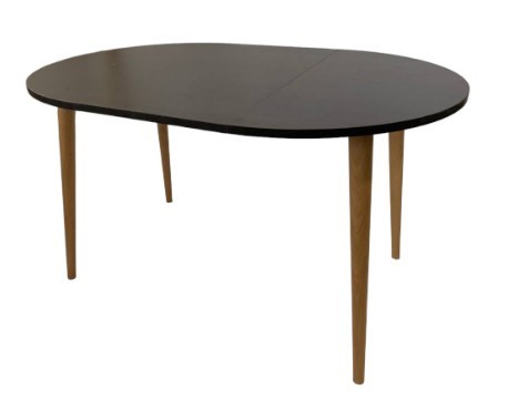 Кухонный раздвижной круглый стол Венге 90*90 см ЛДСП в Перми - изображение 3
