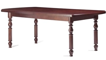 Деревянный стол на кухню 2,0(3,0)х1,1 на четырех ножках, (патина) в Перми