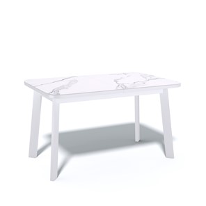 Раздвижной стол AA1200 (белый/керамика мрамор белый) в Березниках