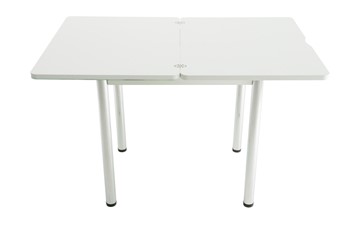 Раздвижной стол Бари дерево №8 (стекло белое/черный) в Перми - предосмотр 4