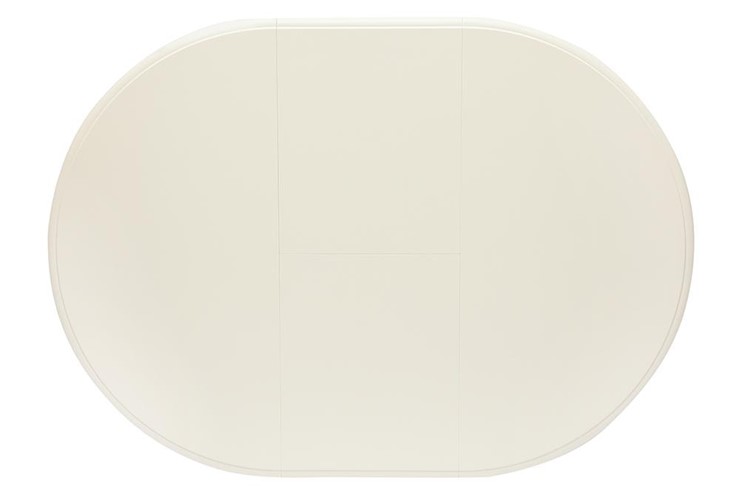 Кухонный стол раскладной BEATRICE NEW (Беатриче New) Dia 90+35x76 pure white (402) в Перми - изображение 1