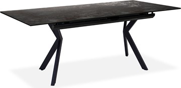 Кухонный раскладной стол Бордо 3CX 180х95 (Oxide Nero/Графит) в Перми - предосмотр 1