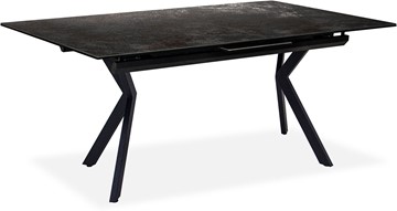 Кухонный раскладной стол Бордо 3CX 180х95 (Oxide Nero/Графит) в Кунгуре