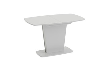 Кухонный раздвижной стол Честер тип 2, цвет Белый/Стекло белый глянец в Березниках