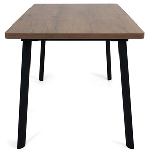 Кухонный стол раскладной Дали-2L(ноги черные, дуб табако) в Перми - предосмотр 2
