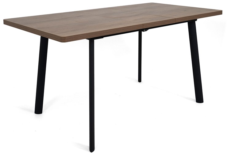 Кухонный стол раскладной Дали-2L(ноги черные, дуб табако) в Перми - изображение 3