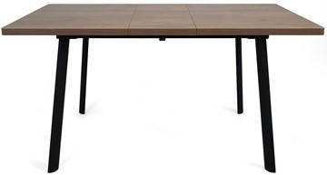 Кухонный стол раскладной Дали-2L(ноги черные, дуб табако) в Перми - предосмотр 5
