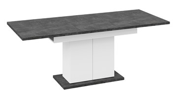 Обеденный раздвижной стол Детройт тип 1 (Белый/Ателье темный) в Перми - предосмотр 4