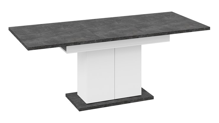 Обеденный раздвижной стол Детройт тип 1 (Белый/Ателье темный) в Перми - изображение 4