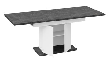 Обеденный раздвижной стол Детройт тип 1 (Белый/Ателье темный) в Перми - предосмотр 5
