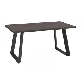 Кухонный стол раскладной Dikline ZL140 Хромикс бронза/ножки черные в Кунгуре