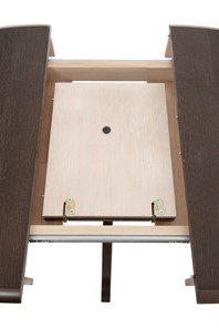 Обеденный раздвижной стол Фабрицио-1 исп. Эллипс, Тон 10 Покраска + патина с прорисовкой (на столешнице) в Перми - предосмотр 4