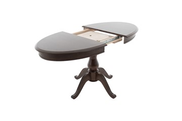 Кухонный раздвижной стол Фабрицио-1 исп. Эллипс, Тон 11 Покраска + патина с прорисовкой (на столешнице) в Перми - предосмотр 2