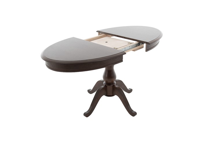 Кухонный раздвижной стол Фабрицио-1 исп. Эллипс, Тон 11 Покраска + патина с прорисовкой (на столешнице) в Перми - изображение 2