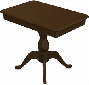 Кухонный стол раздвижной Фабрицио-1 исп. Мини 1100, Тон 4 Покраска + патина с прорисовкой (на столешнице) в Перми - предосмотр