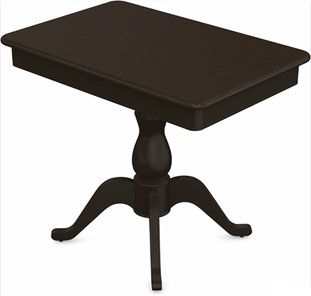 Кухонный раскладной стол Фабрицио-1 исп. Мини 900, Тон 8 Покраска + патина с прорисовкой (на столешнице) в Перми - предосмотр
