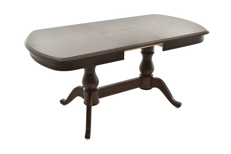 Обеденный раздвижной стол Фабрицио-2 исп. Мыло 1200, Тон 4 (Морилка/Эмаль) в Перми - изображение 3