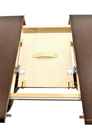 Кухонный раздвижной стол Фабрицио-2 исп. Мыло 1200, Тон 9 (Морилка/Эмаль) в Перми - изображение 6