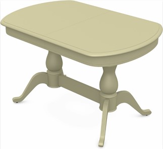 Кухонный стол раздвижной Фабрицио-2 исп. Мыло 1600, Тон 10 Покраска + патина с прорисовкой (на столешнице) в Перми