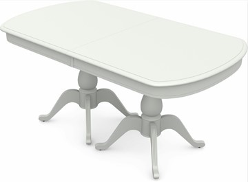Обеденный раздвижной стол Фабрицио-2 исп. Мыло большой 3 вставки, Тон 9 Покраска + патина (в местах фрезеровки) в Перми