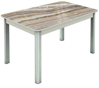 Кухонный стол раскладной Гамбург исп. 2, ноги метал. крашеные №23 (Exclusive h041/белый) в Перми