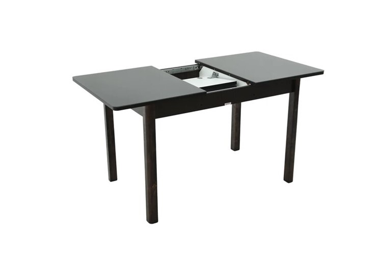 Обеденный раздвижной стол Гамбург исп. 2, ноги металл крашеный №23, Стекло (Коричневое) в Перми - изображение 3