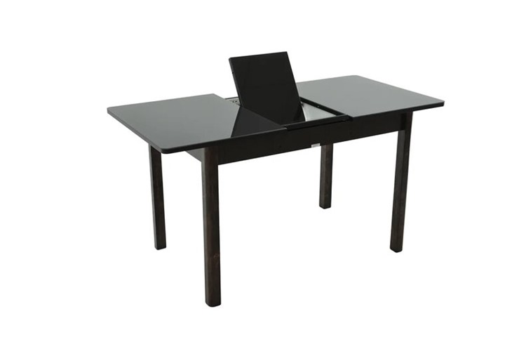 Обеденный раздвижной стол Гамбург исп. 2, ноги металл крашеный №23, Стекло (Коричневое) в Перми - изображение 5