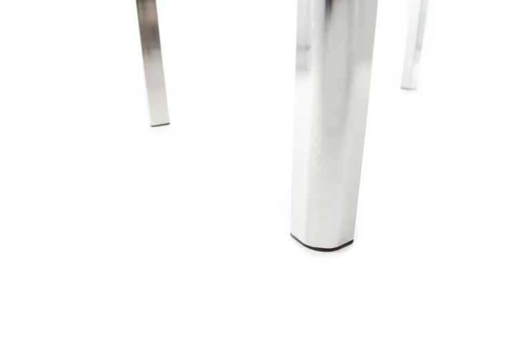 Кухонный стол раздвижной Гамбург исп. 2, Пластик (Дерево темное, опоры хром) в Перми - изображение 4