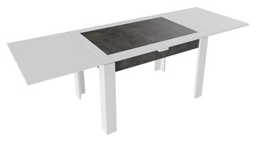 Кухонный раскладной стол Хьюстон тип 4 (Белый/Ателье темный) в Чайковском - предосмотр 1