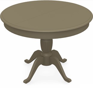 Стол раздвижной Леонардо-1 исп. Круг 1000, тон 40 Покраска + патина с прорисовкой (на столешнице) в Перми