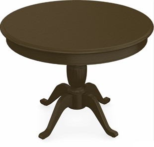 Обеденный раздвижной стол Леонардо-1 исп. Круг 1000, тон 5 Покраска + патина (в местах фрезеровки) в Перми