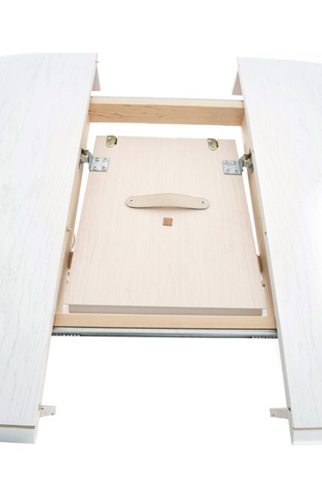 Кухонный раздвижной стол Леонардо-2 исп. Овал, тон 12 (Морилка/Эмаль) в Перми - изображение 4