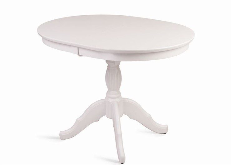 Стол раздвижной Лилия (белая эмаль) 78,5x82x110+35 в Перми - изображение 2