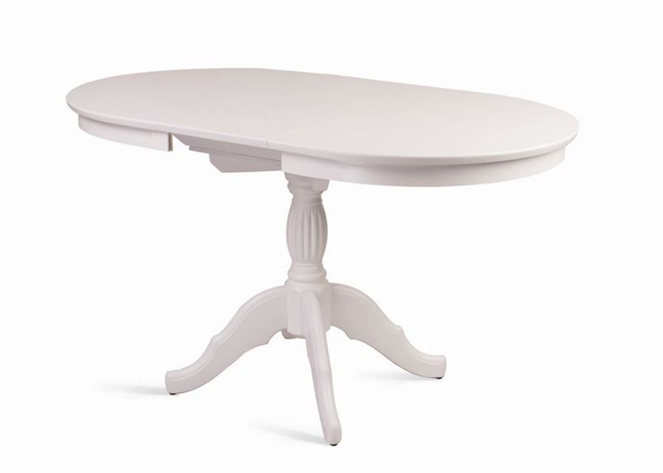 Стол раздвижной Лилия (белая эмаль) 78,5x82x110+35 в Перми - изображение 3