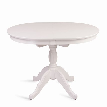 Стол раздвижной Лилия (белая эмаль) 78,5x82x110+35 в Перми - изображение