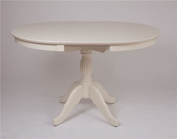 Кухонный стол раскладной Лилия (слоновая кость) 78,5x82x110+35 в Перми