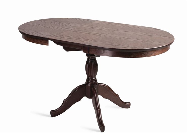 Кухонный стол раскладной Лилия (темный тон) 78,5x82x110+35 в Перми - изображение 3