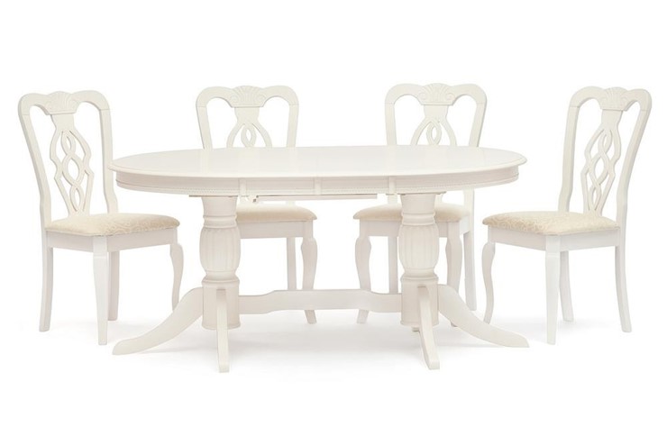 Стол раздвижной LORENZO (Лоренцо) 160+46x107x76, pure white (402) в Перми - изображение 2